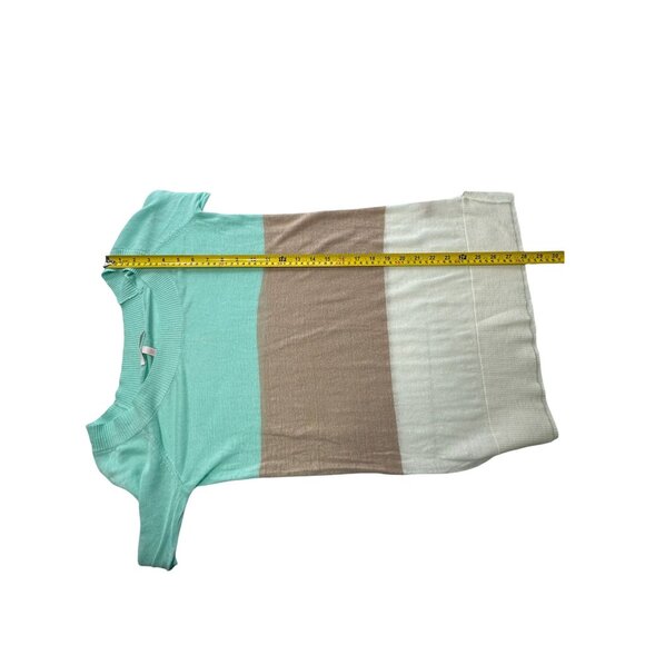 Victoria's Secret Pullover Sweater Womens Size S Colorblock Lightweight Romantic - Picture 11 of 11